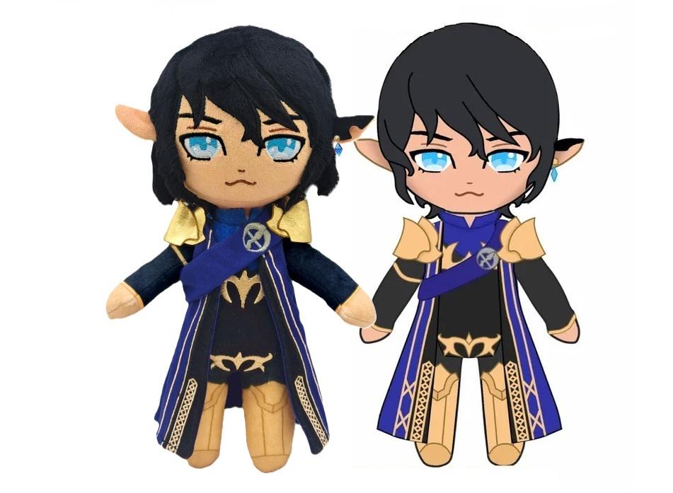 FF14 15cm ぬいぐるみ オルシュファン アイメリク エスティにアン FFXIV Plush - Aymeric - Final Fantasy XIV Plushie - Etsy