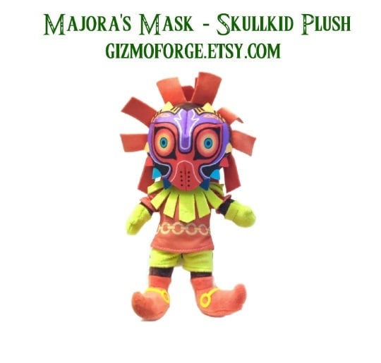 Majora's Mask Skullkid Plush - Legend of Zelda Majora's Mask - Etsy