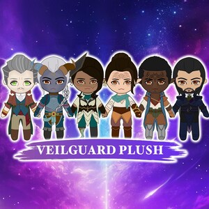Peluche inspirado en Emmrich de Dragon Age Veilguard imagen 3