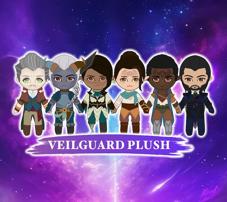 Peluche inspirado en Emmrich de Dragon Age Veilguard imagen 3