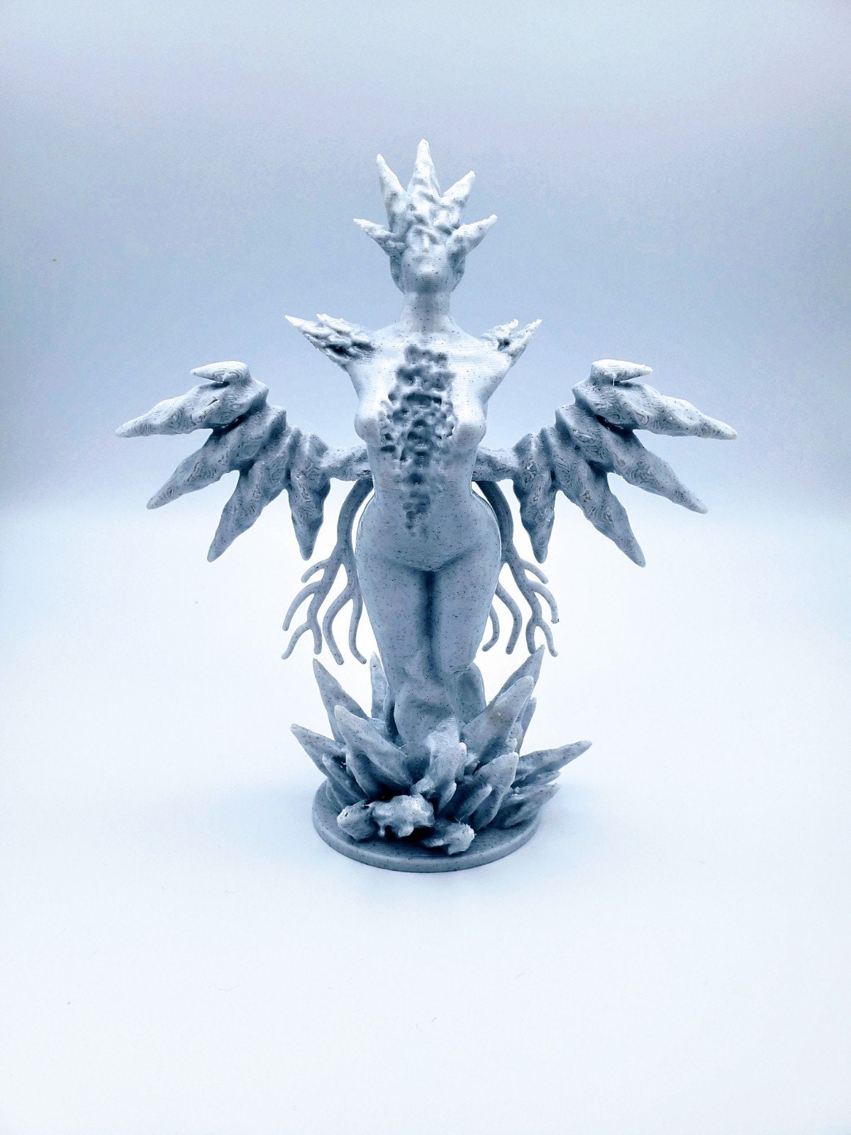 Lady Dimitrescu Statue Resident Evil Village Crystal Etsy