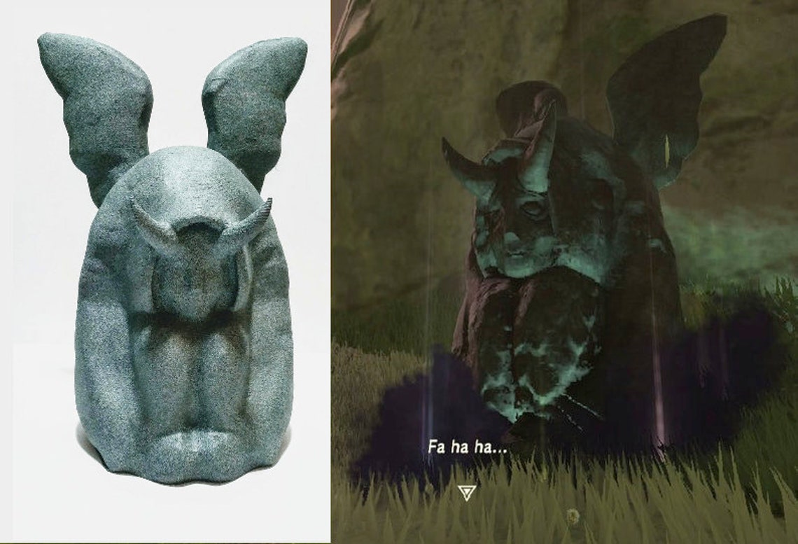 Goddess Statue Zelda Breath of the Wild Shrine statue Etsy