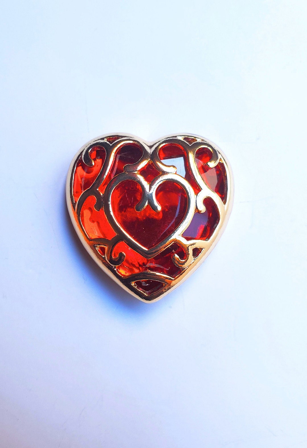 Zelda Heart Pin BOTW Heart Container Breath of the Wild Heart Piece