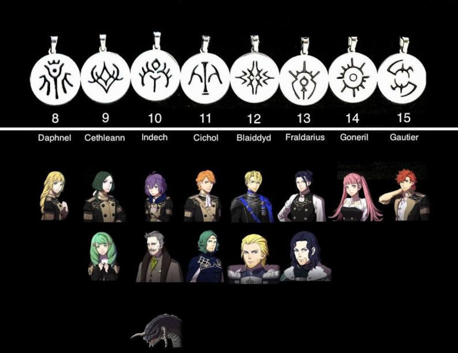 Fire Emblem Chrom Grima Brand Necklace / Keychain Awakening Etsy