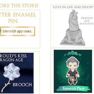 Peluche inspirado en Emmrich de Dragon Age Veilguard imagen 4