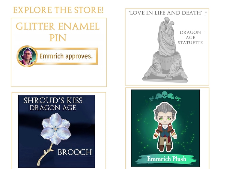 Peluche inspirado en Emmrich de Dragon Age Veilguard imagen 4