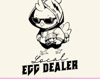 Lokale eierhandelaar png, grappig kippenshirt png, grappig Pasen png, trendy kippenliefhebber png, kippendame png, boerderijleven png
