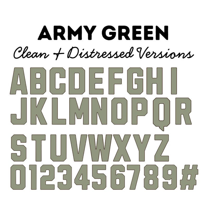 Pink Camo Leopard Checkered Army Green Varsity Alphabet Bundle Png ...