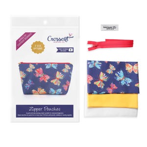 Butterfly Zipper Pouch Sewing Kit - Beginner Project with Video