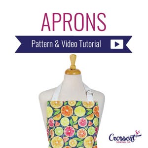 Aprons - Downloadable PDF Pattern & Video Tutorial