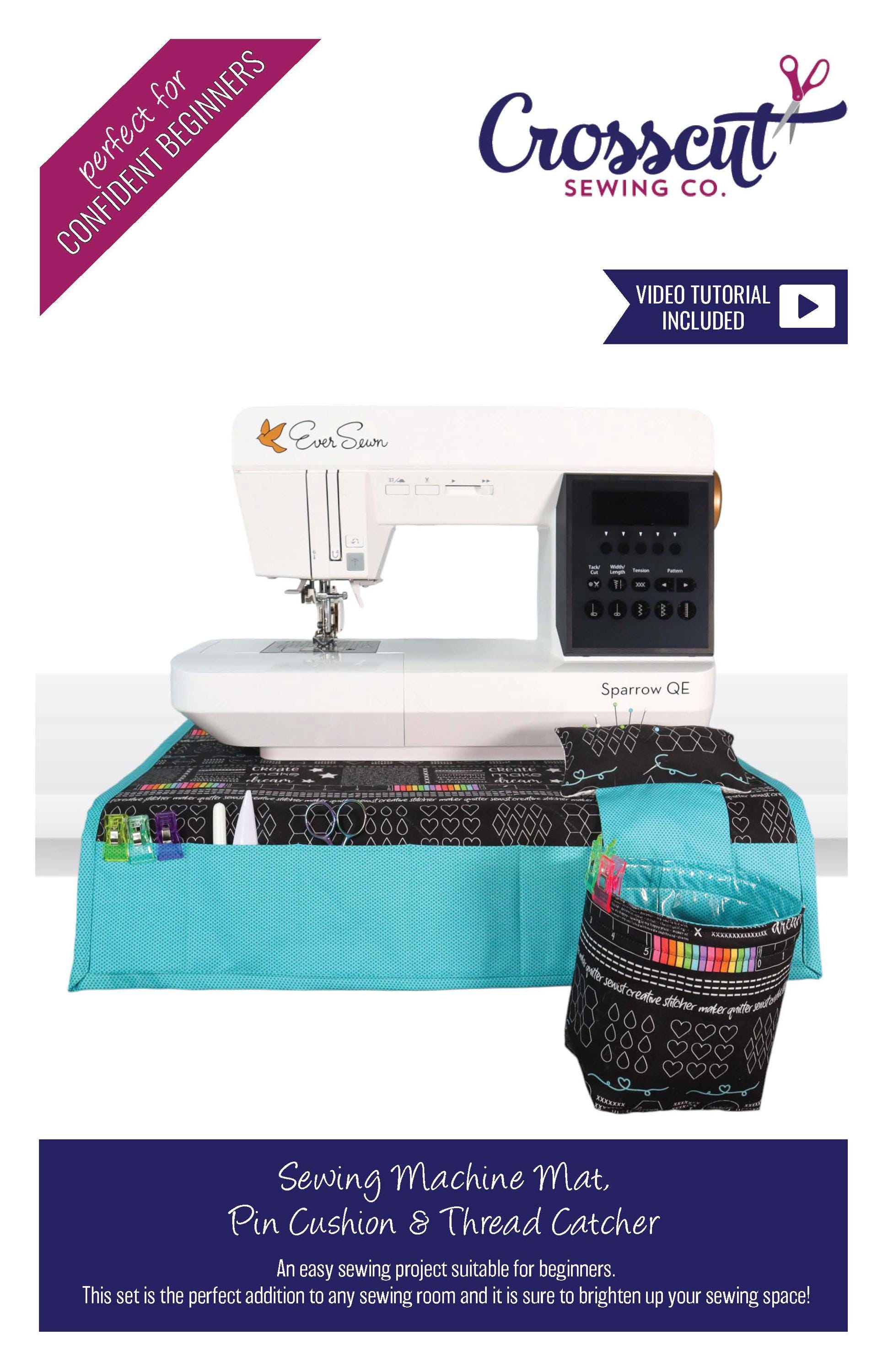 Sewing Machine Pad Pdf Pattern Sewing Machine Mat, Pin Cushion & Thread Catcher - Downloadable PDF ...