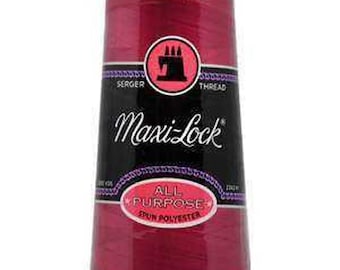 Maxi-Lock Garnet Serger Thread: 50 wt Spun Polyester, 3000 Yard Cone