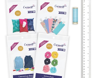 Beginner Sewing Project Kit Bundle: Kids' Sewing Machine Projects