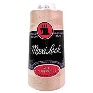 MaxiLock Serger Thread: Shrimp Pink Spun Polyester, 3000 Yard Cone