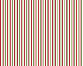 1/8 Inch Stripe Christmas by Riley Blake Designs - 1/2 Yard