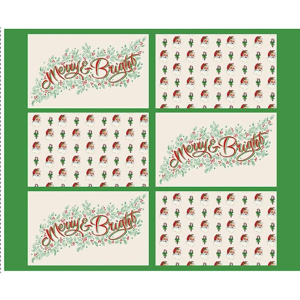 Christmas Panel for Placemats Etsy