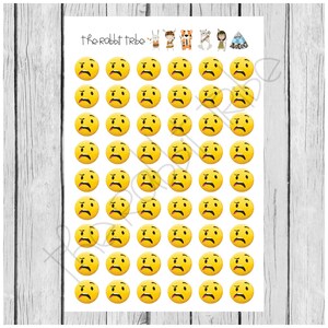 Foglio di adesivi mini - emojis - ciò che il? -adesivi planner