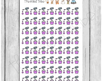 Mini Sticker Sheet - nail polish, manicure, pedicure - planner stickers