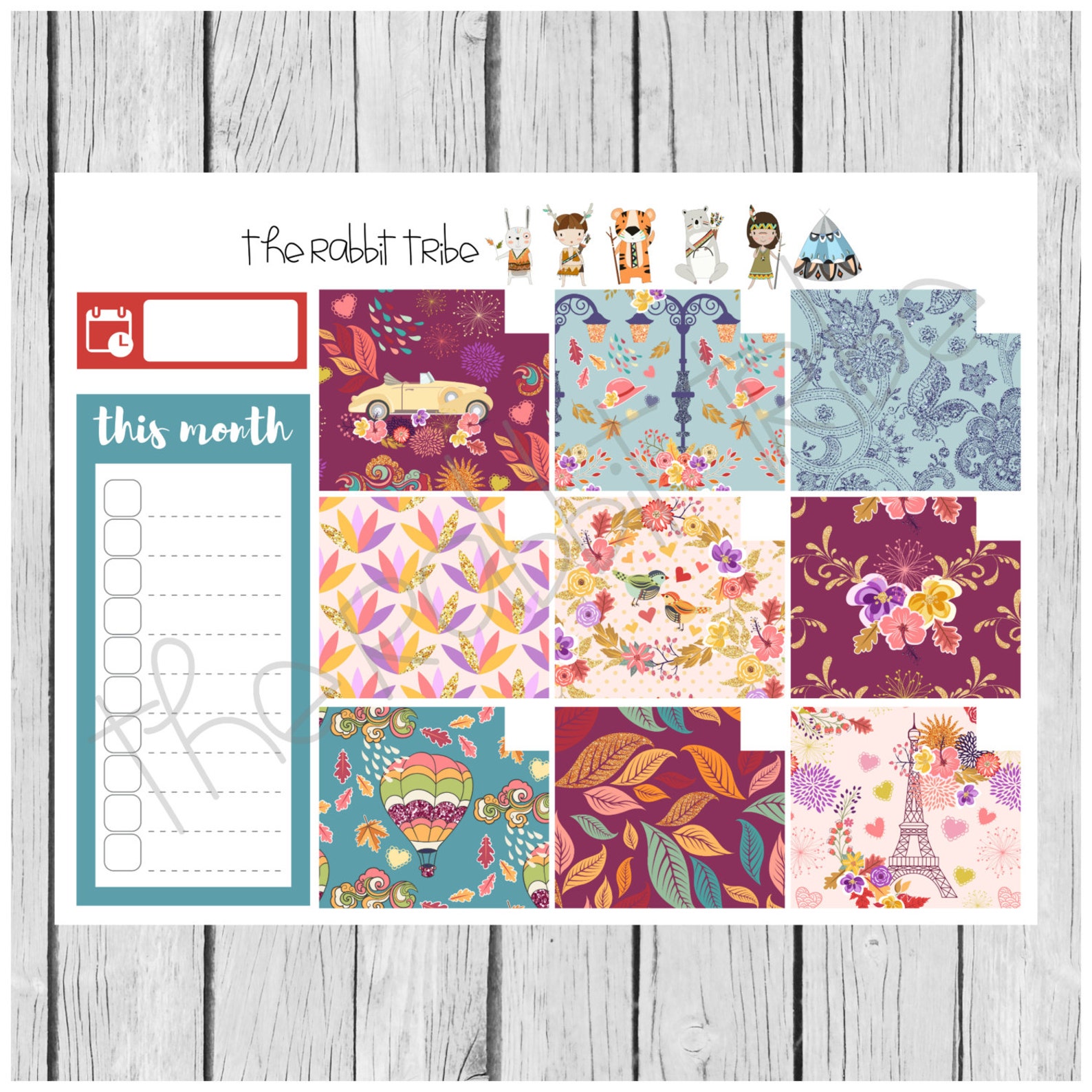 Freestyle Planning April Monthly Kit Planner Stickers Etsy
