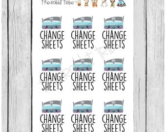 Mini Sticker Sheet - change sheets - planner stickers