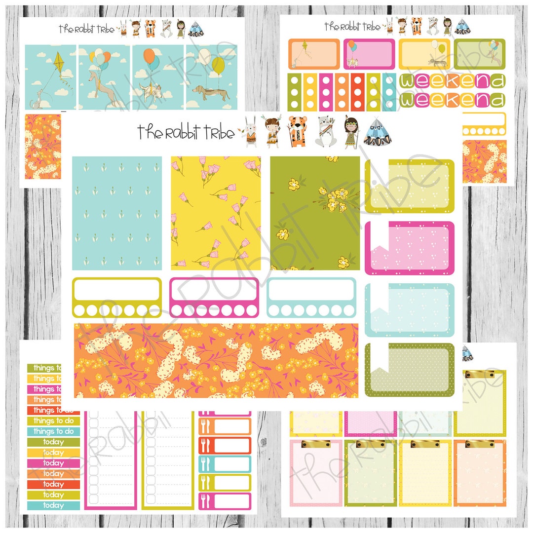 Freestyle Planning Free Spirits Kit Planner Stickers - Etsy
