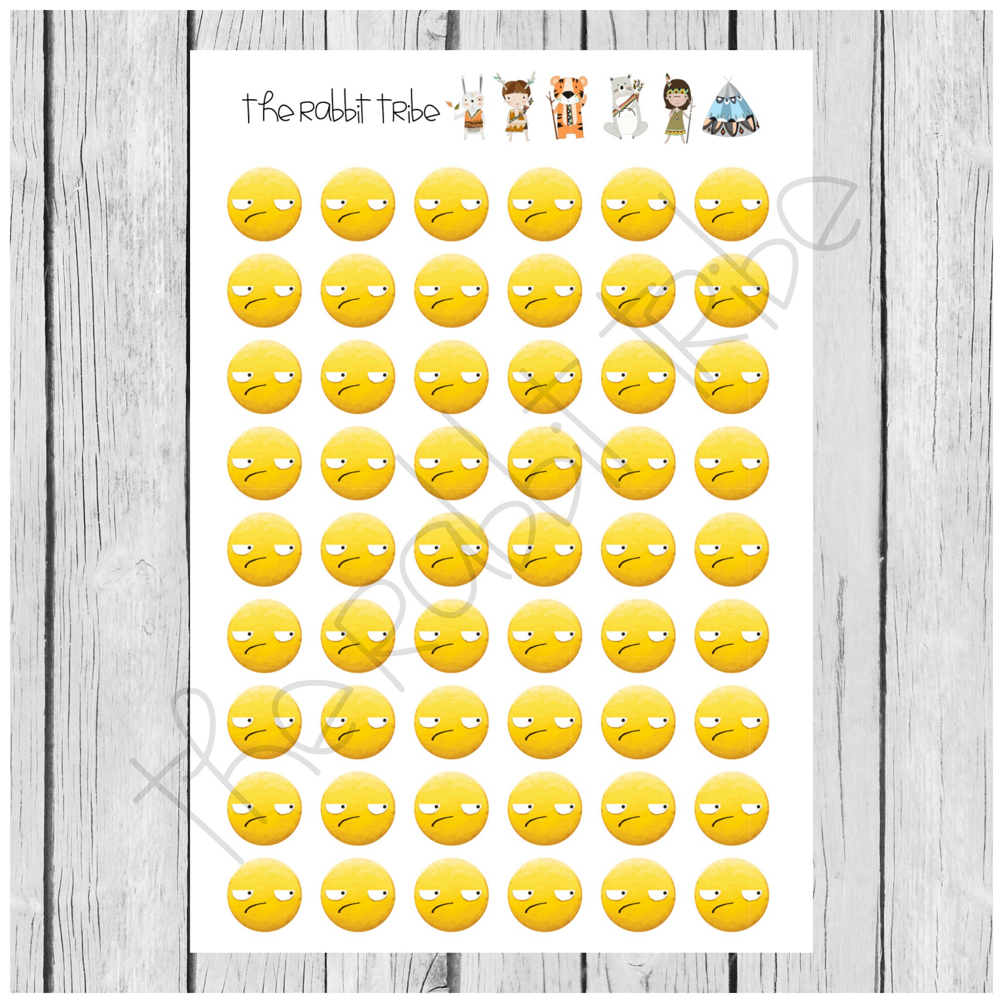 Mini Sticker Sheet Emojis Really Planner Stickers - Etsy