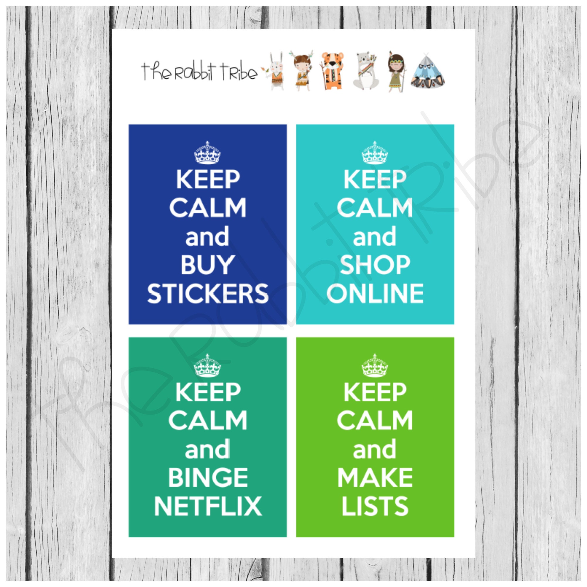 Calendars & Planners Paper & Party Supplies Mini Sticker Sheets planner ...