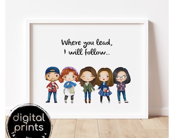 Gilmore Girls - digital poster print