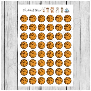 Mini Sticker Sheet - basketball icons - planner stickers