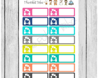 Mini Sticker Sheet - meeting - planner stickers