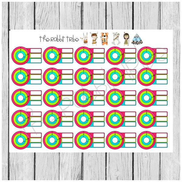 Get Organised! Close Your Rings activity trackers - great for Apple Watch users - planner stickers