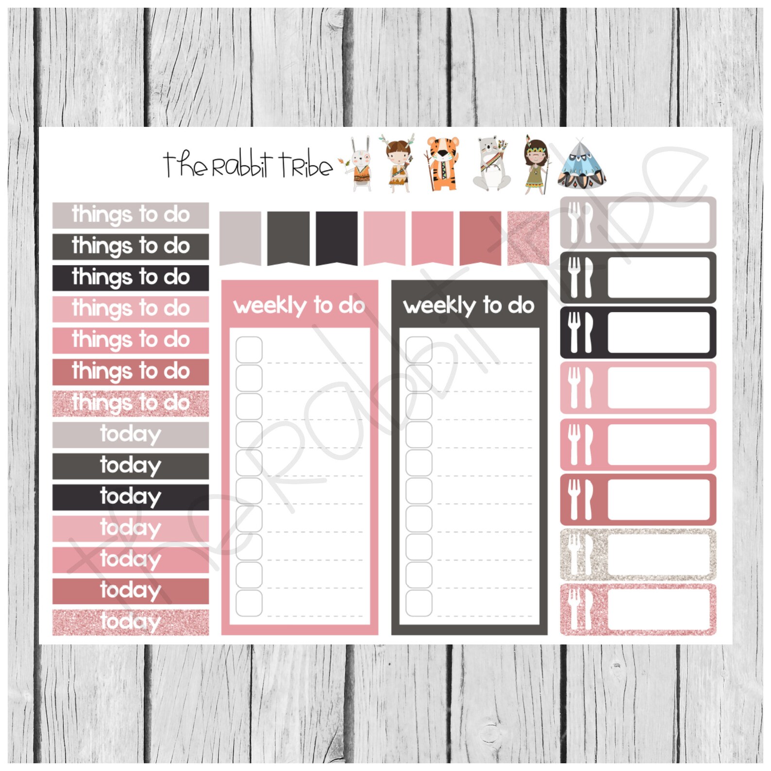 Freestyle Planning Feathers and Friends Kit Planner Etsy