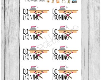 Mini Sticker Sheet - do ironing - planner stickers