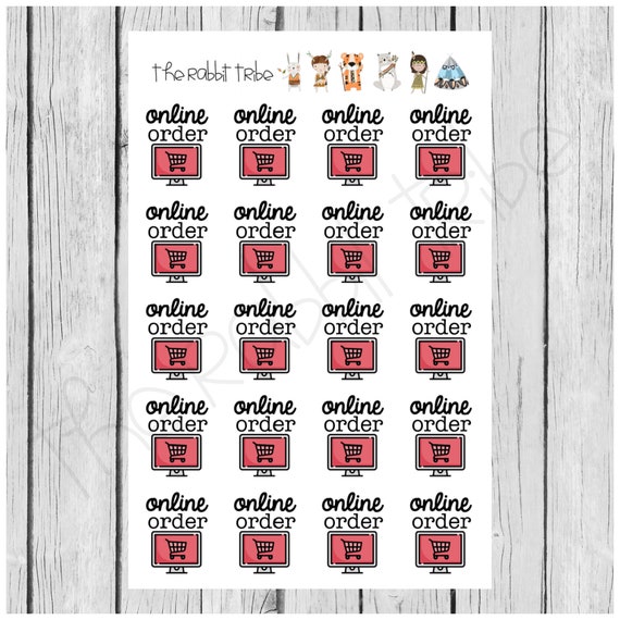 Mini Sticker Sheets - online order - planner stickers