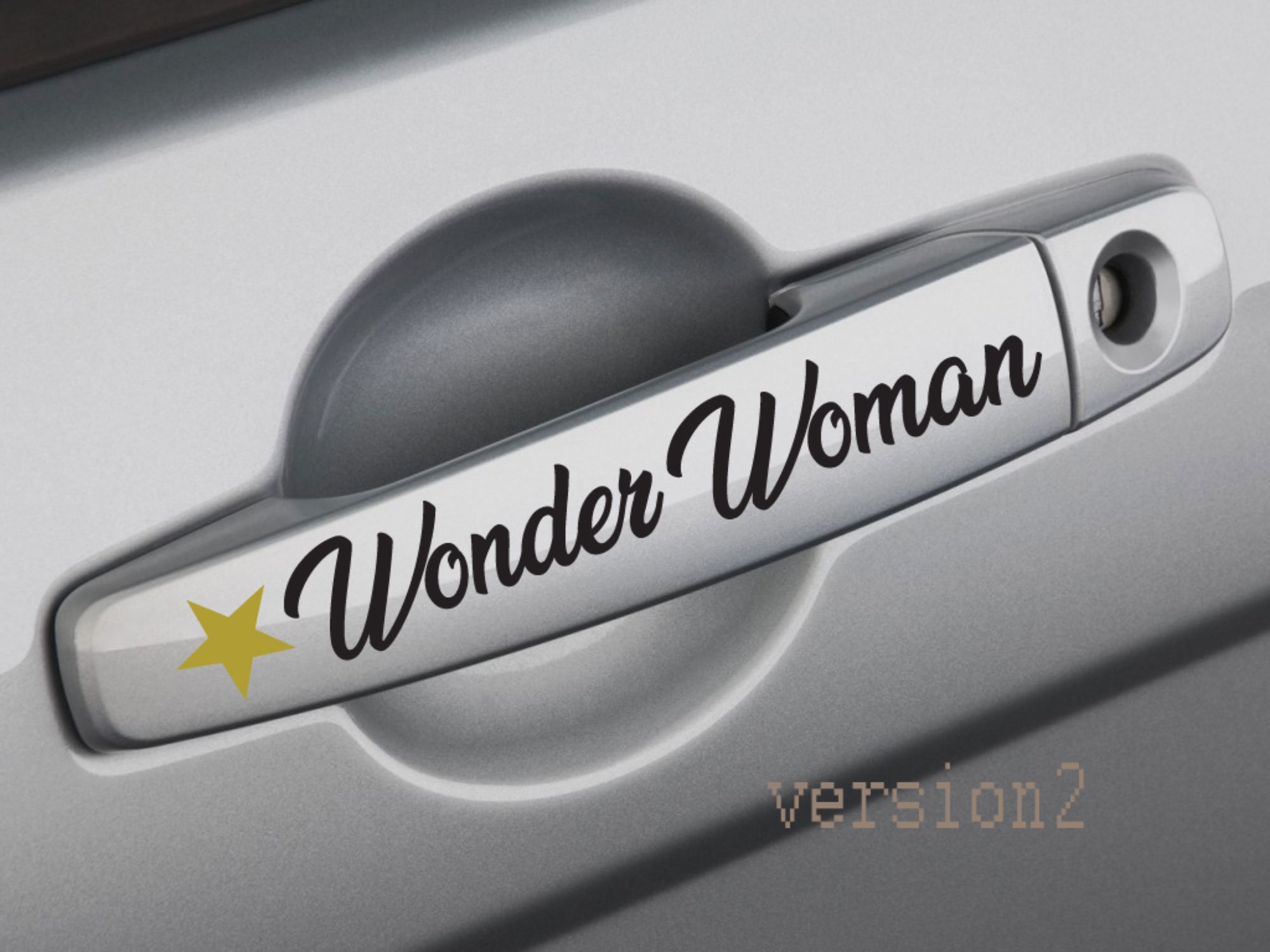 FUN STICKERS wonder woman car decals x 2 Etsy