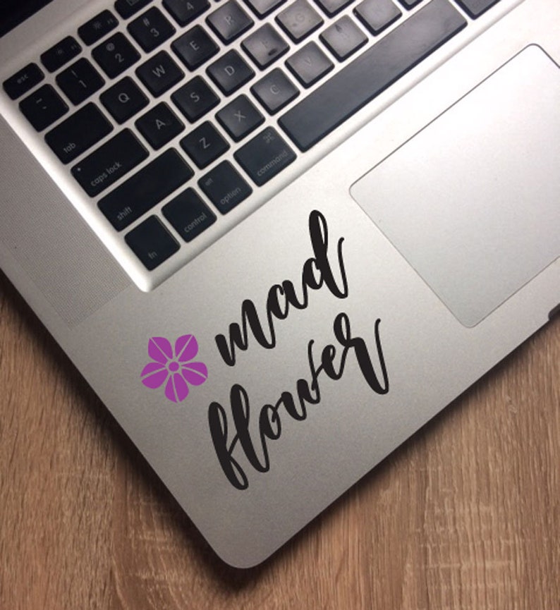Fun Stickers Mad Flower Laptop Decoration Car Decals Etsy