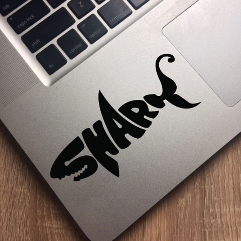 Fun Stickers Shark Laptop Decoration Decals Etsy