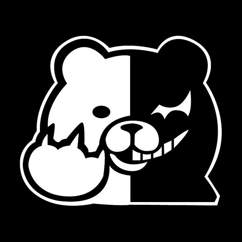 FUN STICKERS dangan ronpa monokuma car laptop decals | Etsy
