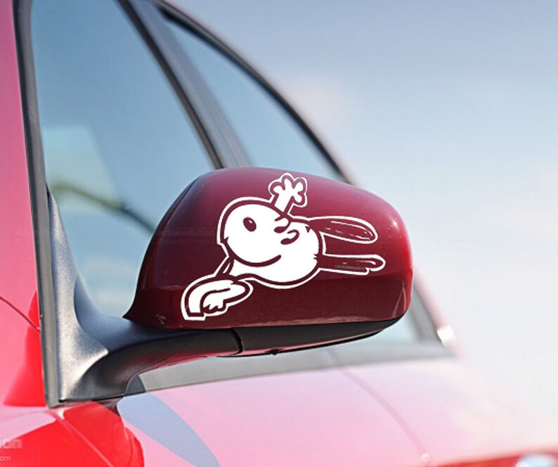 FUN STICKERS cute dog car decals x 2 Etsy