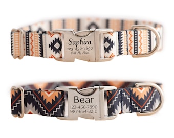 Personalized Tribal Dog Collar