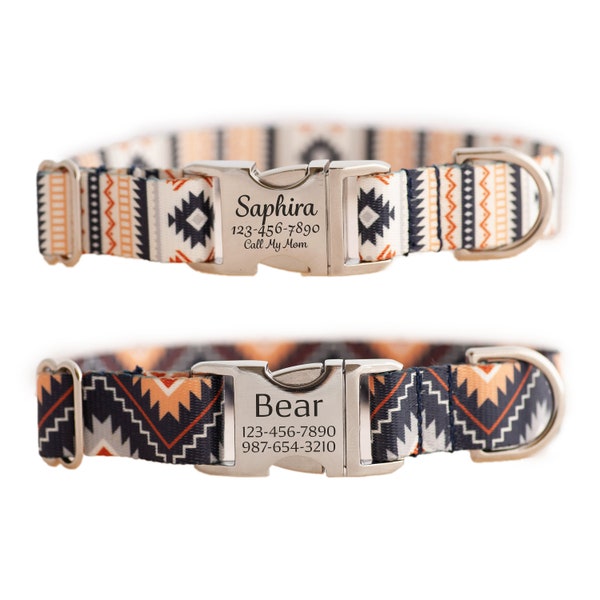 Personalized Tribal Dog Collar