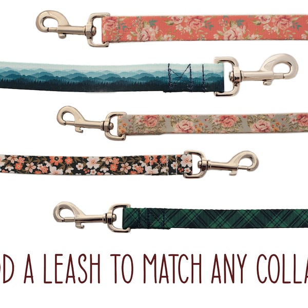 Matching Custom Printed Dog Leash