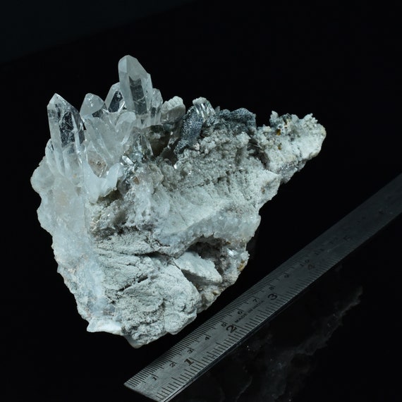 Himalayan Nirvana Quartz Crystal Cluster: Ice Green Chlorite Lemurian Seed