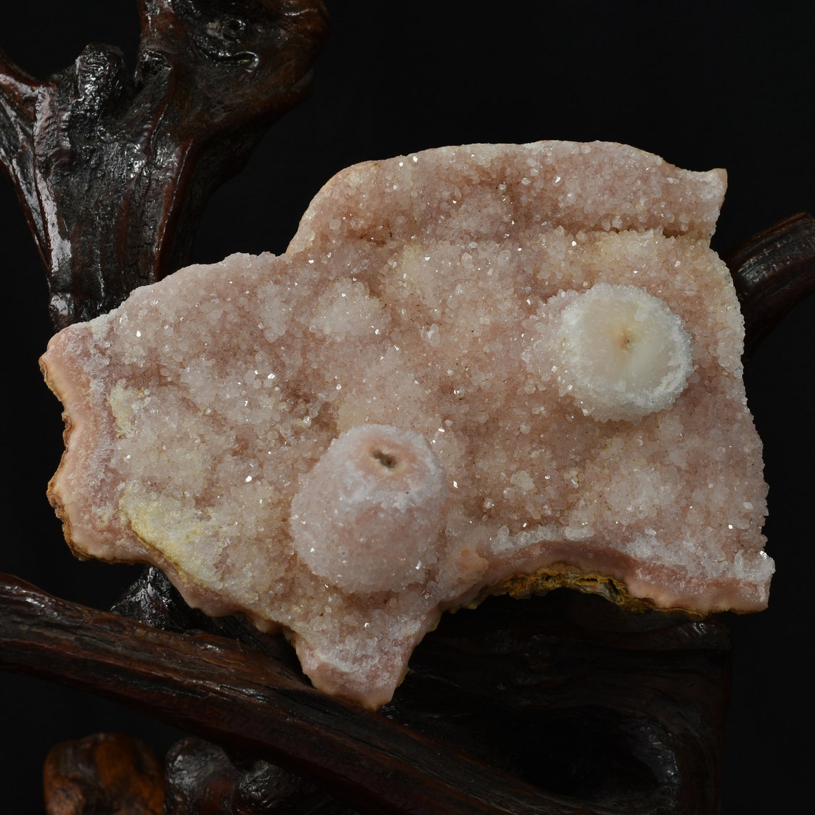 geode rose quartz geode rose quartz