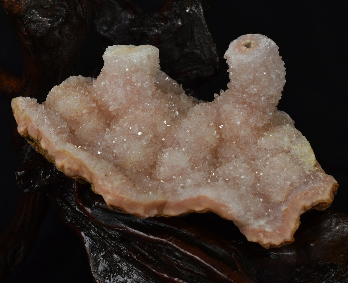 geode rose quartz geode rose quartz