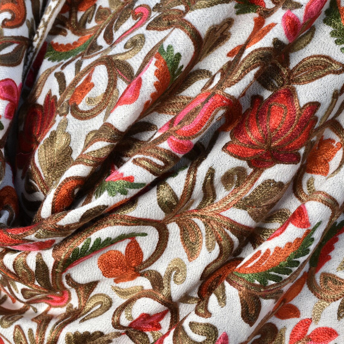 KASHMIR PASHMINA Stole. Handmade with 100 Natural Cashmere & Etsy