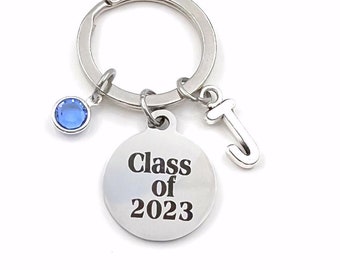 Class of 2023 Key Chain / Other years available / Grad KeyChain / Gift for Graduate / Graduation Keyring / High School College University