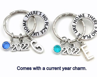 2025 Wizard of Oz Keychain, Set of 1, 2 3 4 5 6 Musical Theatre Keyring, Best Friends Key Chain Initial her There's no place like home