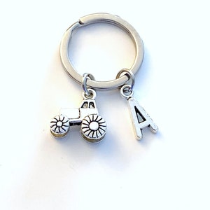 Tractor KeyChain / Farmer Key Chain / Farming Keyring Present / Gift for Father's Day or Mother's Charm / Farm Equipment Pull / Boyfriend