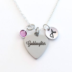 Goddaughter Gifts, Goddaughter Necklace, God Daughter Jewelry, Godmother Proposal Present, Confirmation, First Communion or Baptism Gift